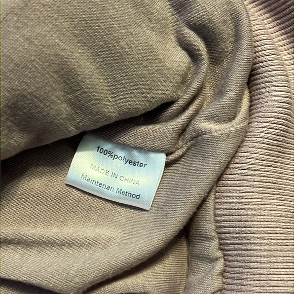 MIROL Sherpa Fleece Jacket Faux Fuzzy Long Sleeve Casual Zip Up Bomber Coat - Picture 9 of 9